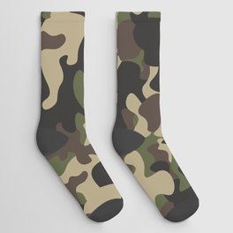 vintage military camouflage Socks