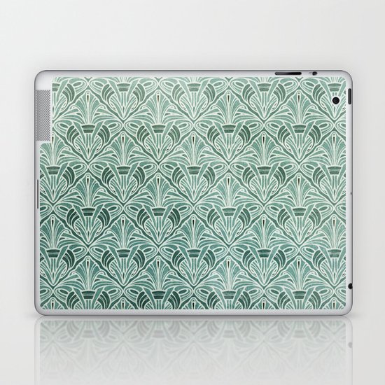 Art Nouveau Grunge Pattern Laptop & iPad Skin
