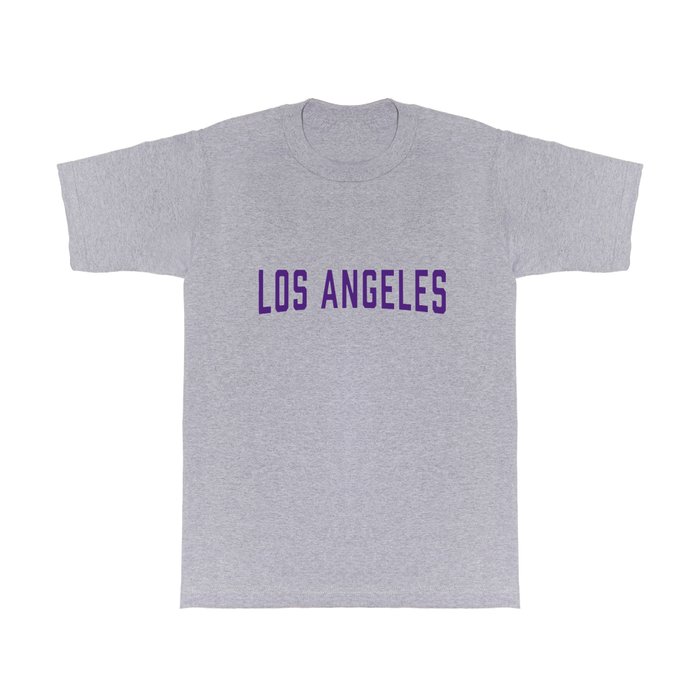 Los Angeles - Purple T Shirt