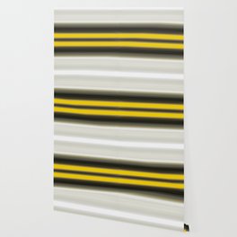 The Highway - Black Yellow Gray And White Art Wallpaper