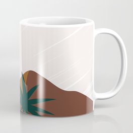 Summer In The Desert, Modern Abstract Boho Design Mug