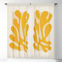 Sun Leaf 2: Matisse Edition | Mid Century Series Blackout Curtain