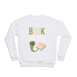 Funny Book Nerd Reading Lovers Crewneck Sweatshirt