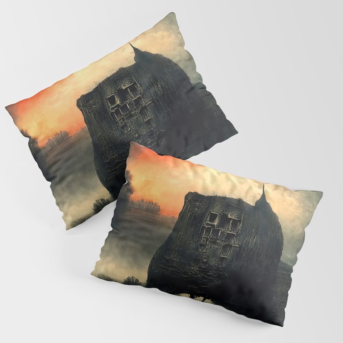 Sunset on a strange alien world Pillow Sham