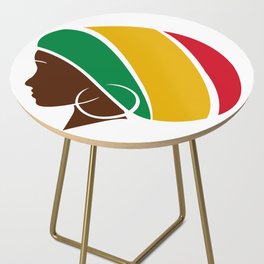 Jamaican Rasta Reggae Empress Side Table