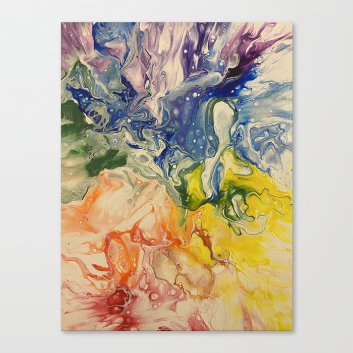 Splash of Rainbow Canvas Print