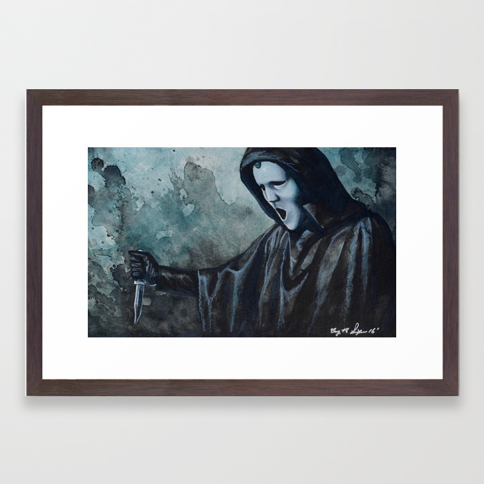 Scream The Tv Series Hello Emma Ghost Face Watercolor