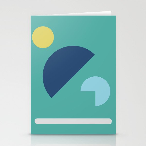 Minimal abstract geometry 5 Stationery Cards
