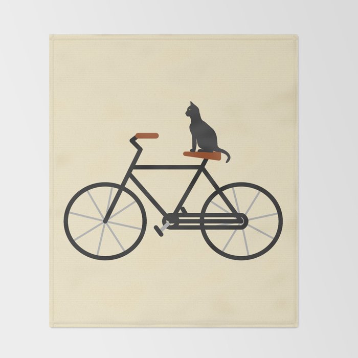 Cat Riding Bike Throw Blanket By Eviltalkingham Society40 New Bicycle Throw Blanket Cat Riding Bike Throw Blanket By Eviltalkingham Society40 New Bicycle Throw Blanket