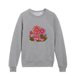 Bow Cowgirl Boot Kids Crewneck