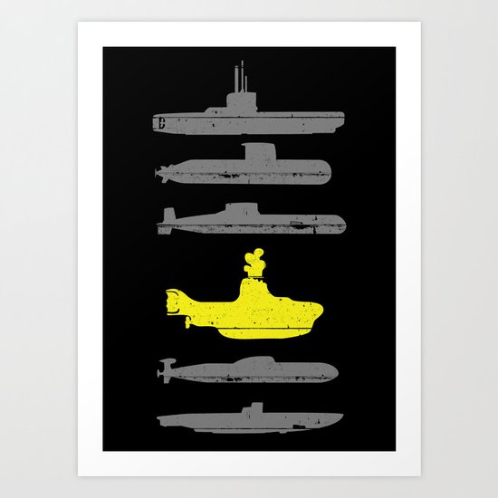 Know Your Submarines Art Print