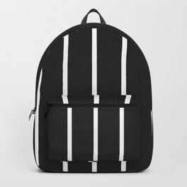 Black and white vertical stripes Backpack | Bars, Bold, Dark, Blackandwhite, Abstract, Graphicdesign, Decor, Vertical, Cute, Basic 