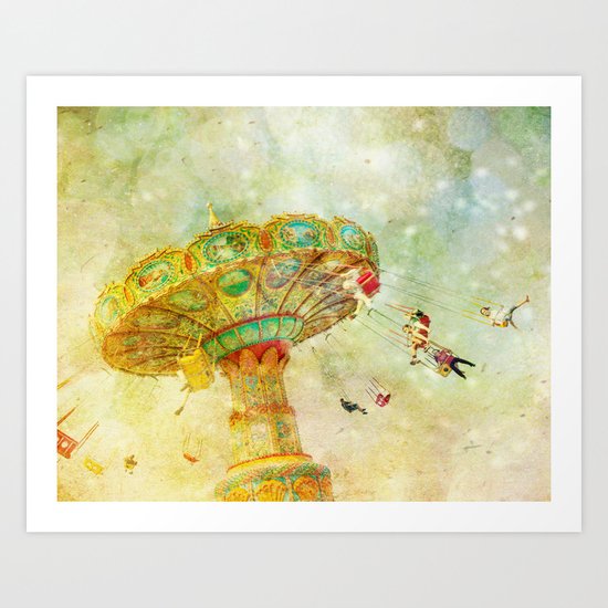 Round and Round Art Print
