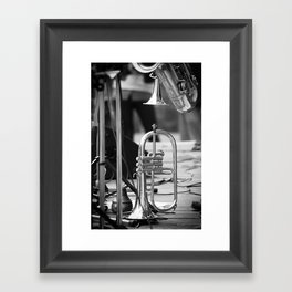 Jazz Trumpet Framed Art Print
