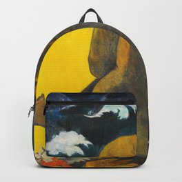 Paul Gauguin "Vahine no te miti (Woman at the beach)" Backpack | Gauguintahiti, Gauguinartist, Artistpaulgauguin, Gauguinart, Painting, Paulgauguintahiti, Paulgauguin, Tahiti, Exotic, Tahitian 