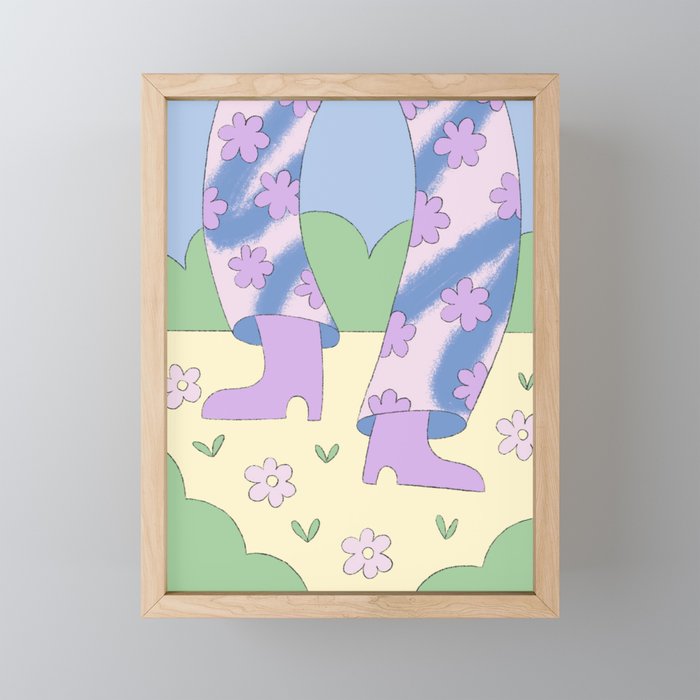 Groove Framed Mini Art Print