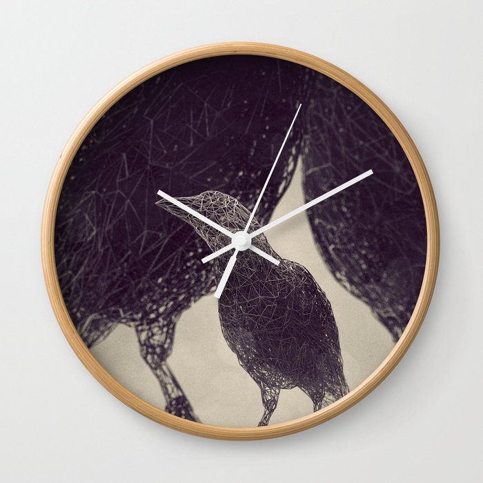 Mr Magpie Wall Clock