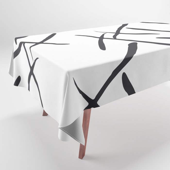 Black cross marks Tablecloth