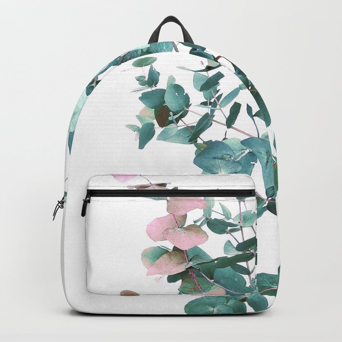 Rose and Teal Eucalyptus bouquet Backpack by Dominique Vari | Society6