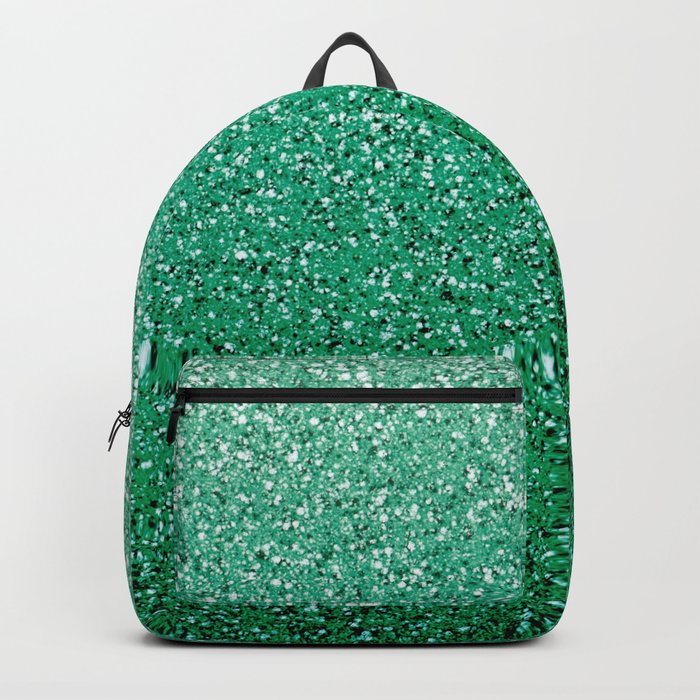 Teal Ombre Glitter Backpack