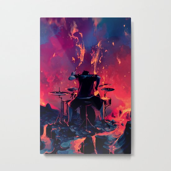 Rage Metal Print