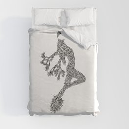 Quail Woman by CREYES of ArtFx Old Town Yucca Valley Duvet Cover