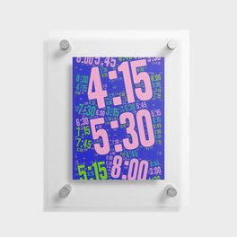 Pace run , number 026 Floating Acrylic Print