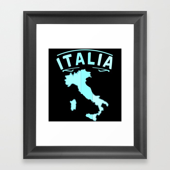 Italy italian gift italiana Country Framed Art Print