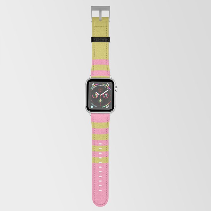 Arches Composition in Rose Pink and Light Moody Green Apple Watch Band