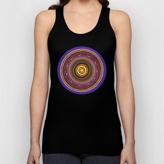 Turning into a flower Mandala Unisex Tank Top