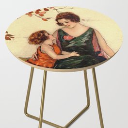 Art deco mother and child Side Table