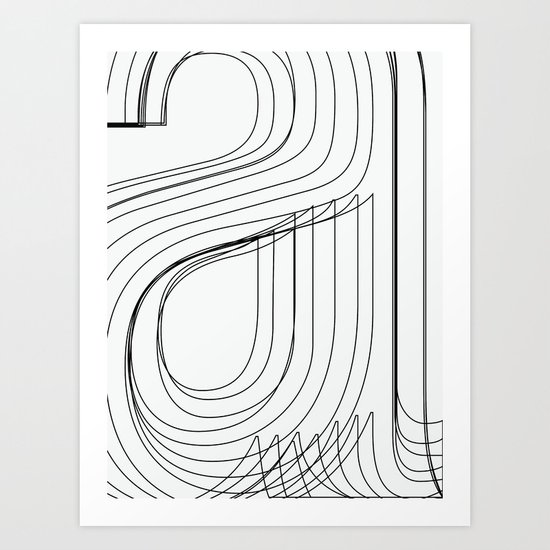 Helvetica Condensed 002 Art Print