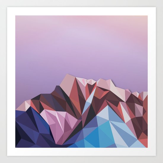 Night Mountains No. 41 Art Print
