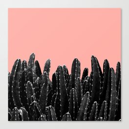 Black Cacti Dream #2 #minimal #decor #art #society6 Canvas Print