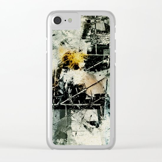 Lighthouse in Storm Clear iPhone Case