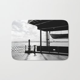 Staten Island Ferry (Silhouette) Bath Mat | Digital, Photo, Theboat, Other, Lifeboat, Nyc, Newyorkcity, Statenislandferry, Silhouette, Ferry 