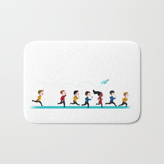 Star Trek Into Adorable Bath Mat