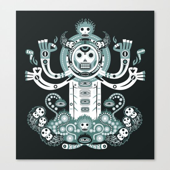 Manitou tatoo Canvas Print