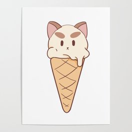 Ice cream puppycat Poster