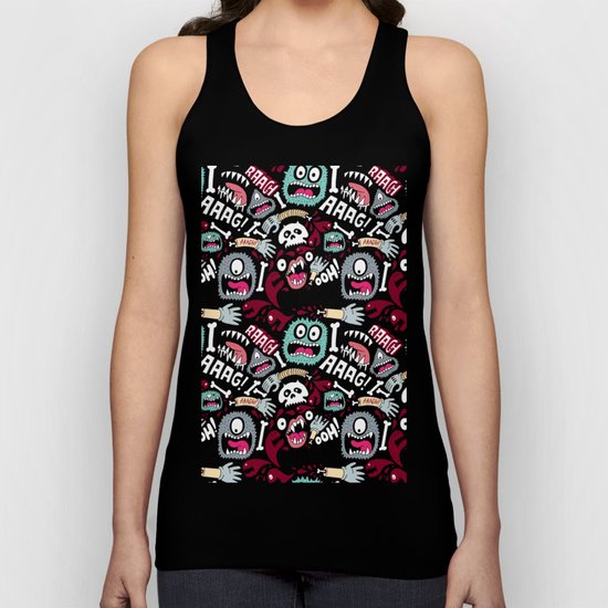 AAAGHHH! PATTERN! Unisex Tank Top