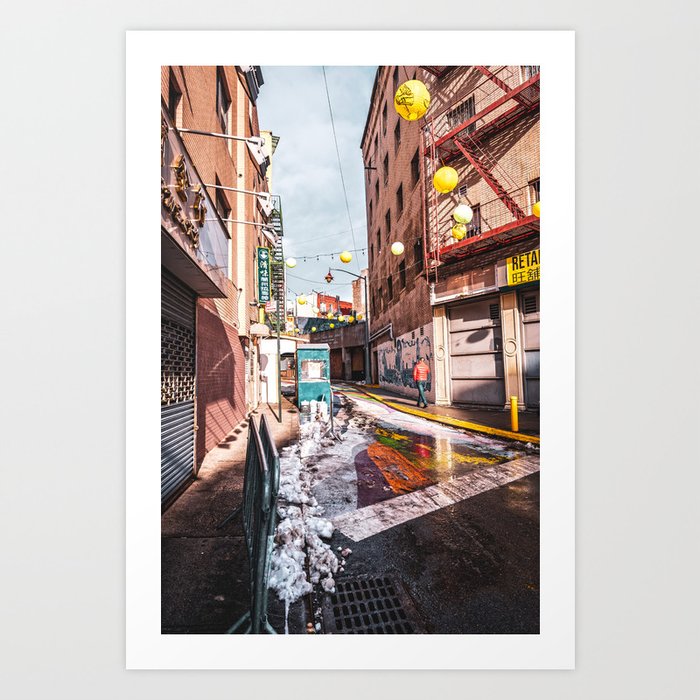 Walking in Chinatown | NYC | Colorful Travel Photography Art Print