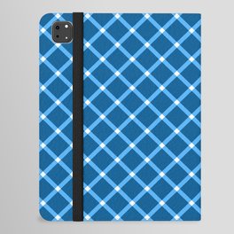 Blue Gingham - 14 iPad Folio Case