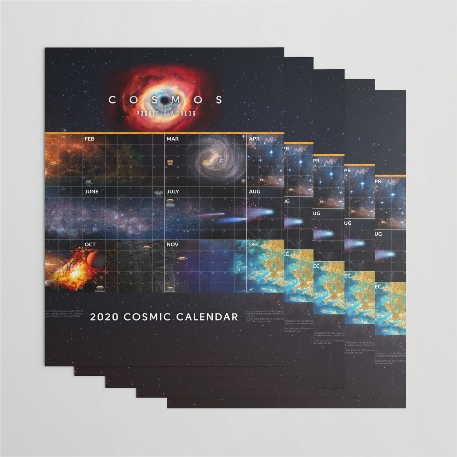 cosmos a spacetime odyssey calendar