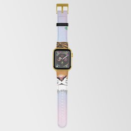Gradient lunar tiger and roses Apple Watch Band