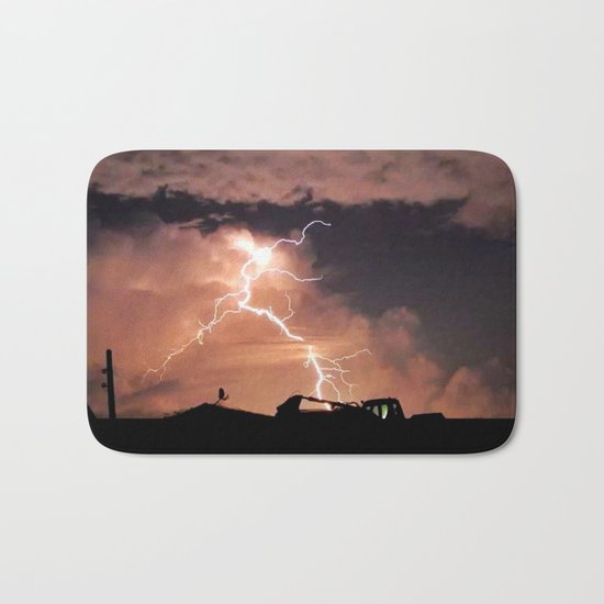 Mister Lightning Bath Mat