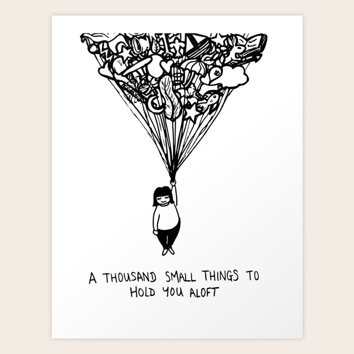 A Thousand Small Things Art Print By Katieblagden Society6
