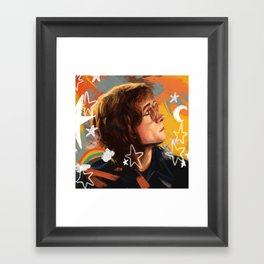 this boy's too young to be singing the blues Framed Art Print