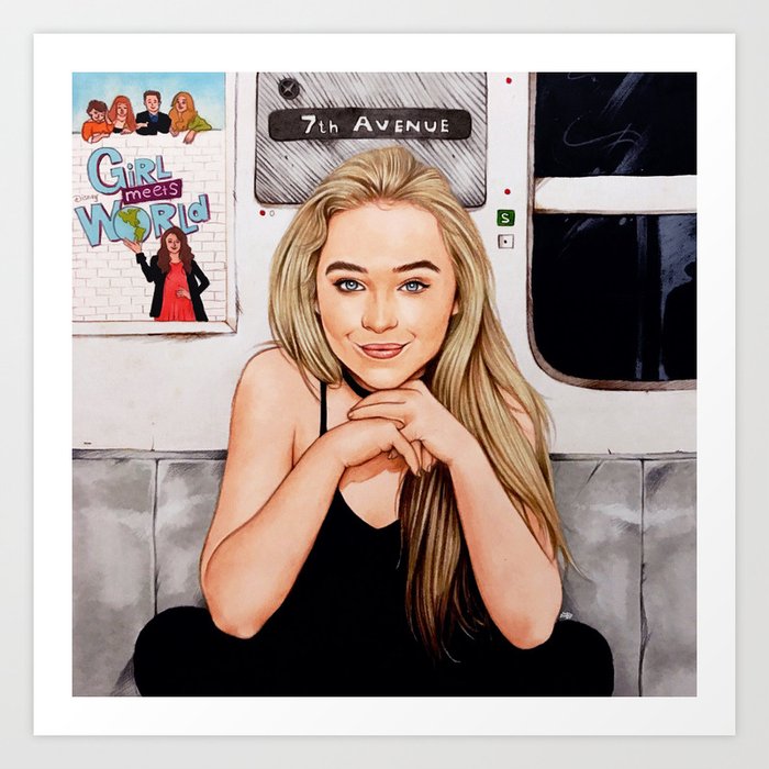 Sabrina Carpenter Thumbs Art Print By Theartofdreams Society6