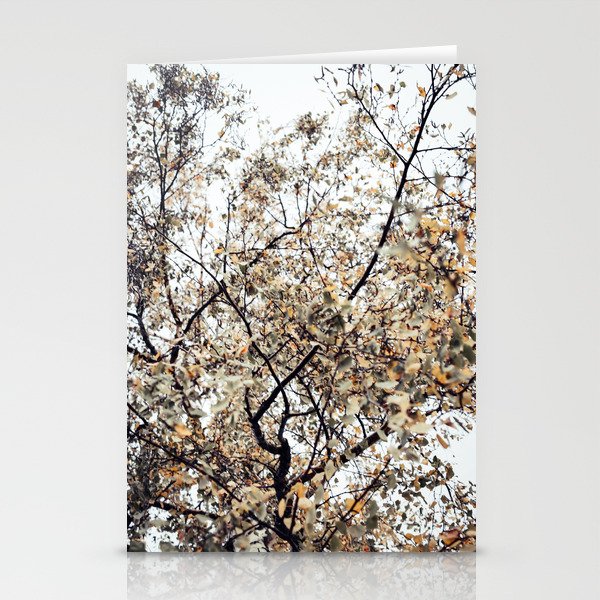Fading autumn Stationery Cards