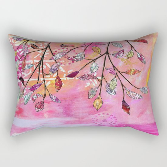 branch triptych No. 3 Rectangular Pillow